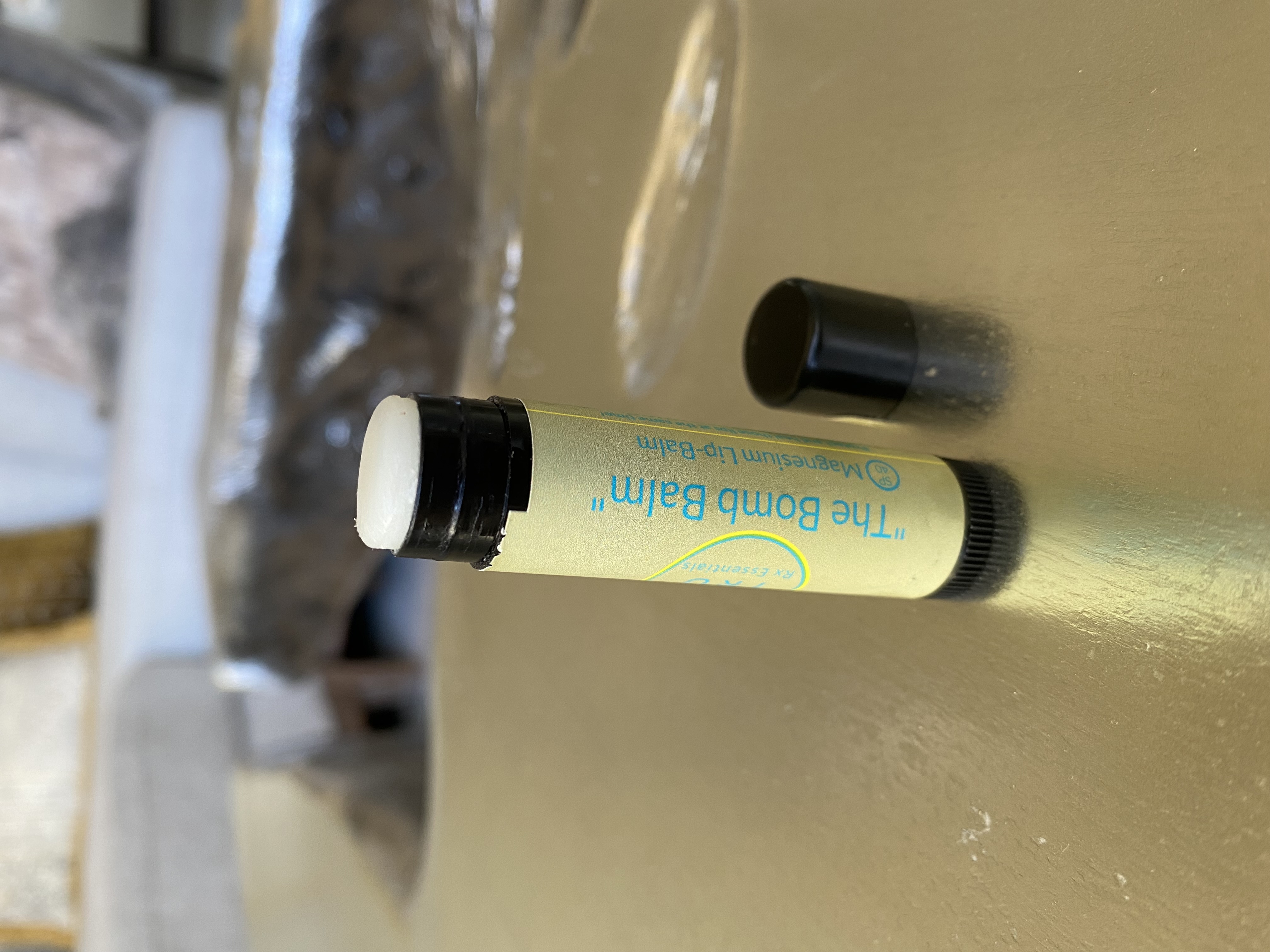 The Bomb Balm magnesium lip balm tube from the TRU Rx line