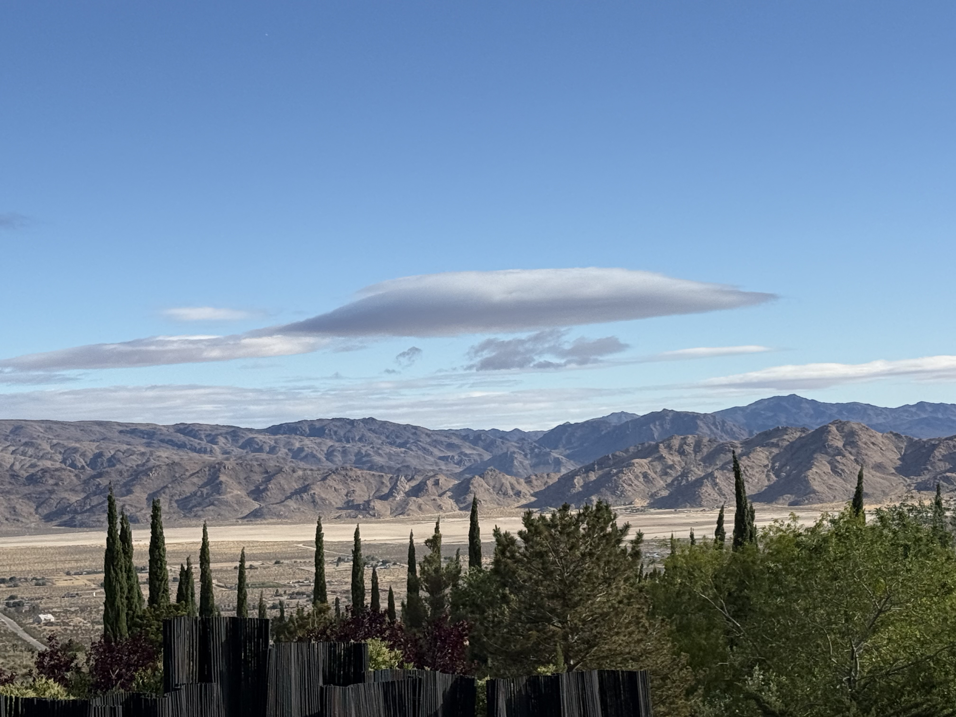 Open retreat sky and landscape